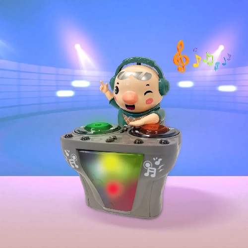 Dynamic music dancing back and forth DJ Robbot